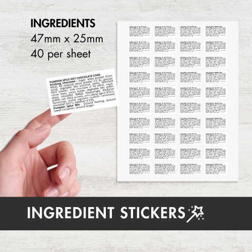 Ingredient Stickers