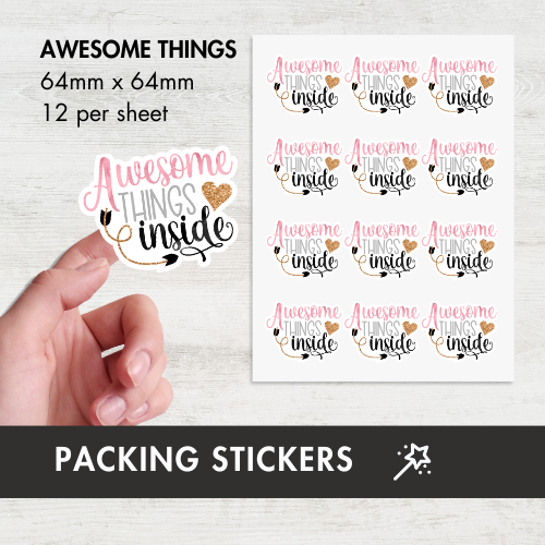 Packing Stickers