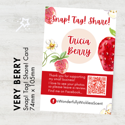 Very Berry Snap! Tag! Share Cards