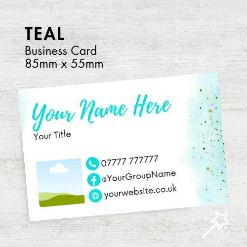 Teal Business Card