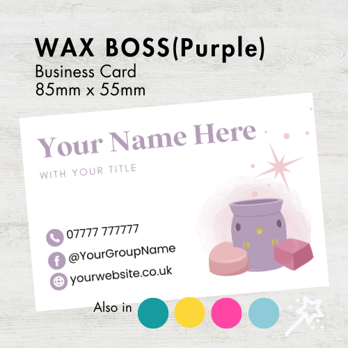 Wax Boss Business Cards