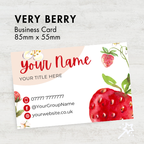 Very Berry Business Card