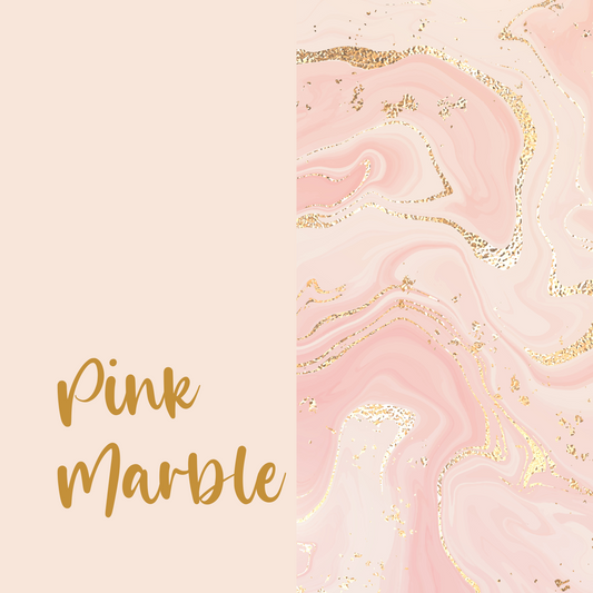 Pink Marble Compliments Slips