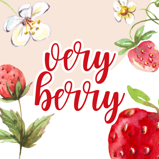 Very Berry Compliments Slips