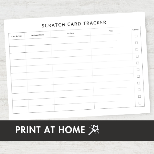 Scratch Card Tracker