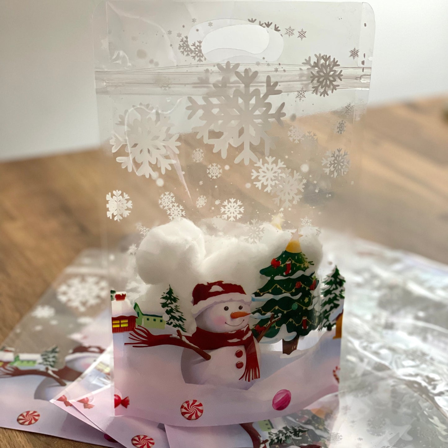Christmas Bags - Snow Scene (10 Pack)