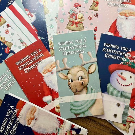 Santa & Co - Backing Cards (12 Pack)